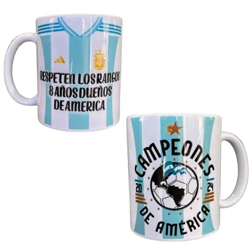 Taza de ceramica bicampeones 